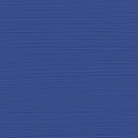Wandfläche gestrichen in Indigo, Kreidefarbe von Painting The Past
