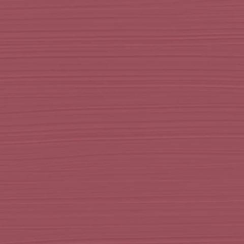 Farbdose Raspberry von Painting The Past vor gestrichener Wandfläche