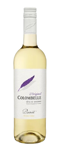 Weinflasche Plaimont Colombelle Blanc, Weißwein aus Gascogne