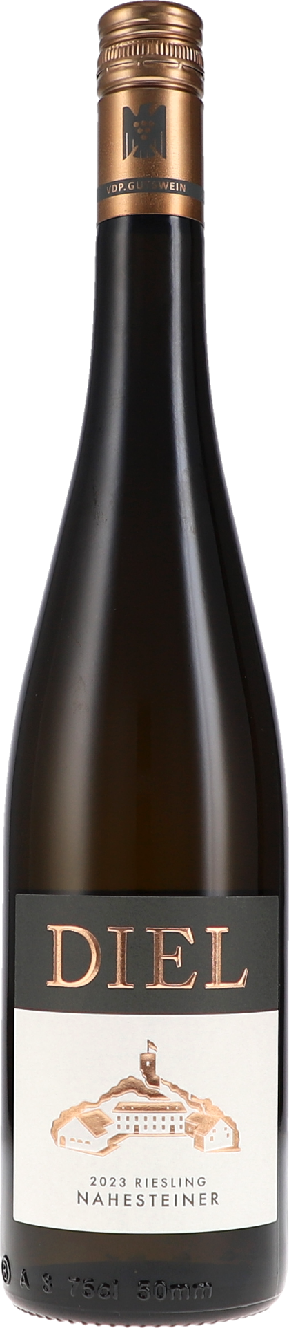 Weinflasche Schlossgut Diel NAHESTEINER® Riesling trocken VdP.Gutswein, Weißwein von der Nahe