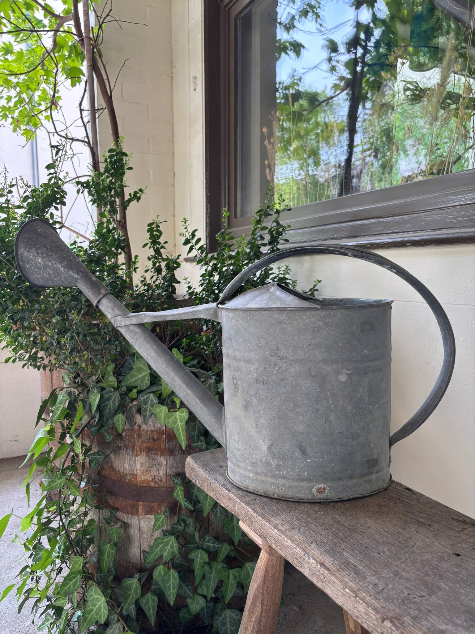 Alte Zink-Gießkanne 10L (72 cm)