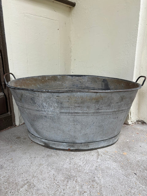 Alte Zinkwanne (61x87x36cm), Ansicht 3