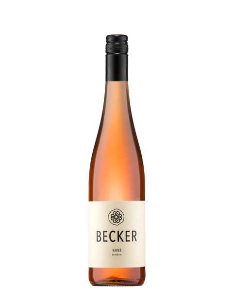 Weinflasche Becker Rosé trocken, Roséwein aus der Pfalz