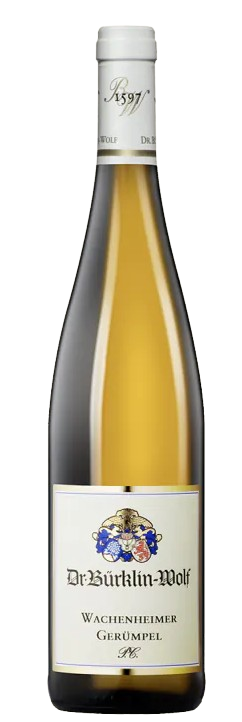 Weinflasche Bürklin-Wolf Riesling Wachenheimer Gerümpel Premiere Cru BIO, Weißwein aus der Pfalz