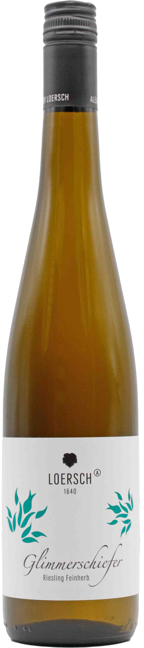 Weinflasche Loersch Glimmerschiefer Riesling Feinherb, Weißwein von der Mosel