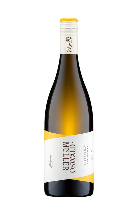 Weinflasche Müller-Oswald Chardonnay vom Porphyr BIO, Weißwein aus Rheinhessen