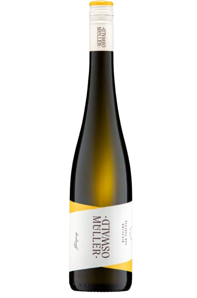 Weinflasche Müller-Oswald Riesling vom Porphyr trocken BIO, Weißwein aus Rheinhessen
