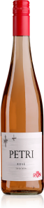 Weinflasche Petri Pinot Noir Rosé trocken, Rotwein aus der Pfalz