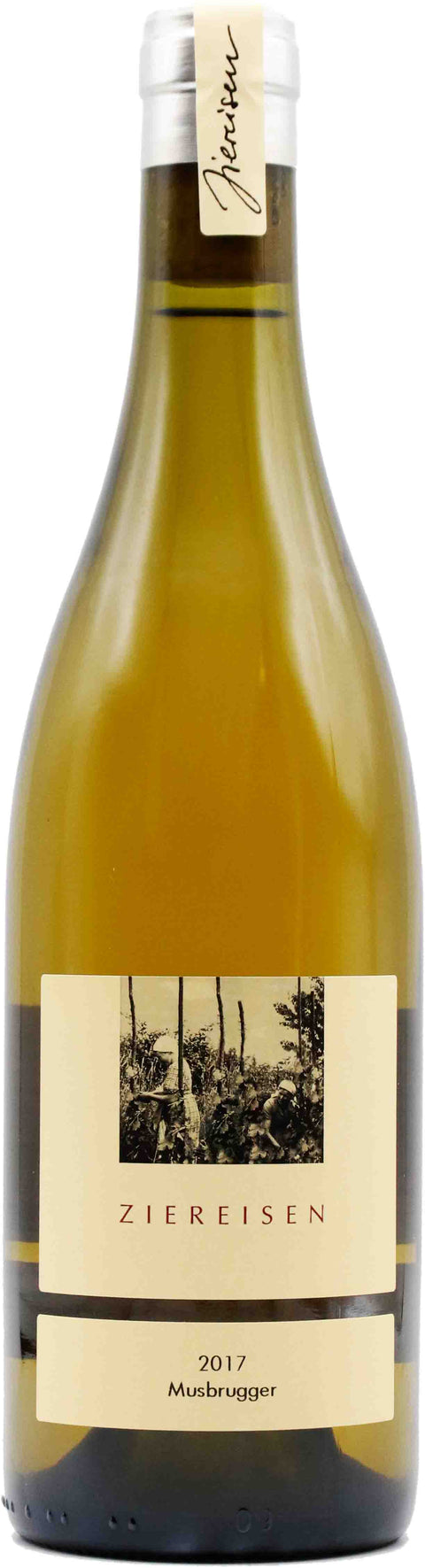 Weinflasche Ziereisen MUS (Musbrugger) Grauer Burgunder, Weißwein aus Baden