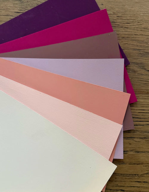 kreidefarbe rosa lila