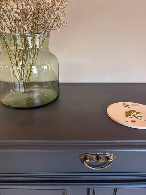 Vintage Vertiko | Kreidefarbe Deep Sea (dunkelgrau/anthrazit)