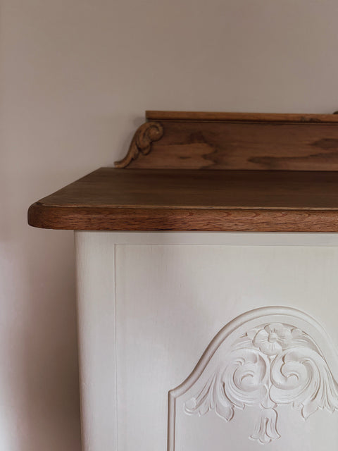 Antikes Eichen-Sideboard | Kreidefarbe Plaster | Painting the Past