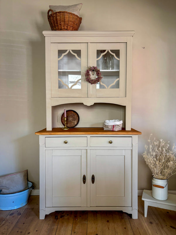 Dänisches Vintage Küchenbuffet | Kreidefarbe Forest Beige (Beige)