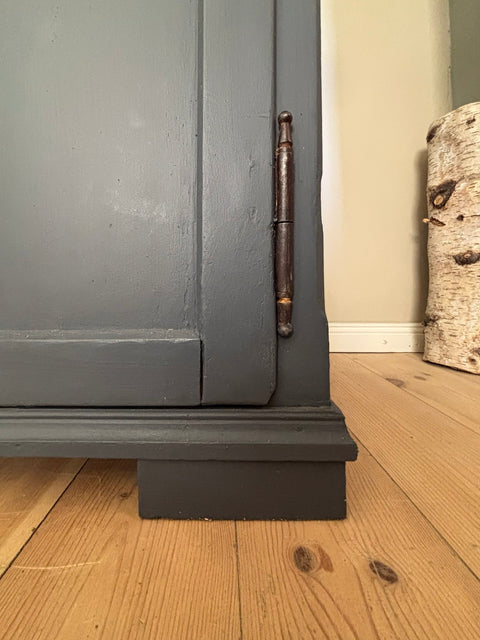 Antikes Vintage Küchenbuffet | Smoke Kreidefarbe | 195 cm