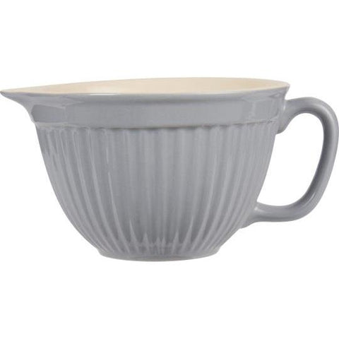 Ib Laursen Rührschüssel aus der Mynte®-Serie, 24cm lang, 18cm breit, aus robustem Keramik für Küche und Tisch.