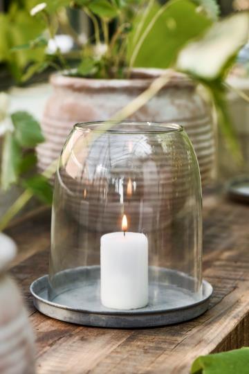 Ib Laursen Kerzentablett mit Kante Ø: 16 cm - Weingärtners Genusshandwerk