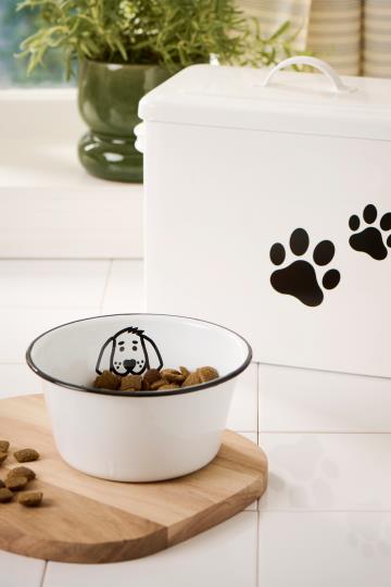 Ib Laursen Fressnapf für Hunde Emaille (H: 8 Ø: 17cm) - Weingärtners Genusshandwerk