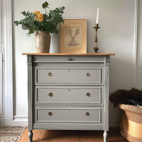 Silk Grey Kreidefarbe | CosyColours by MissPompadour