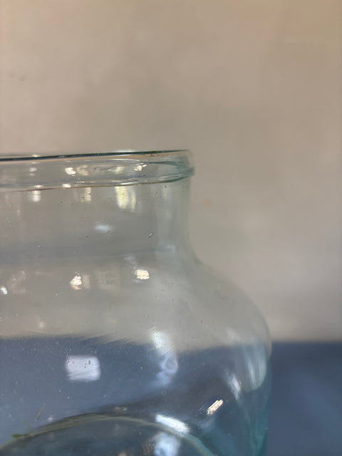 Vintage Glas Vase glatt