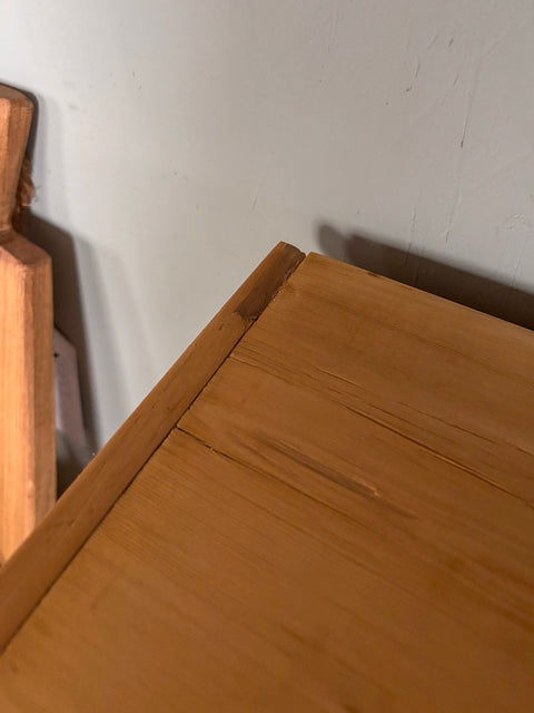 Vintage Weichholz Kommode | Kreidefarbe Lake Whisper Green (grün-weiß) - Weingärtners Genusshandwerk