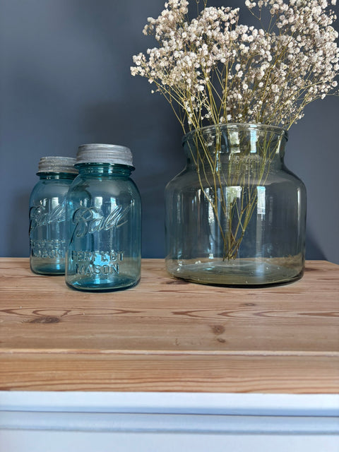 Vintage Weichholz Kommode | Kreidefarbe White Lily (weiß)