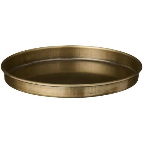 Ib Laursen Kerzentablett mit Kante Ø: 10,8cm - Weingärtners Genusshandwerk