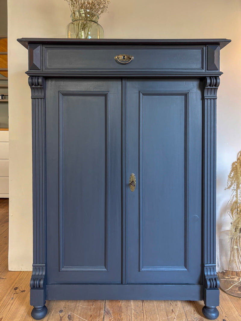 Vintage Vertiko | Kreidefarbe Deep Sea (dunkelgrau/anthrazit)