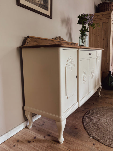 Antikes Eichen-Sideboard | Kreidefarbe Plaster | Painting the Past