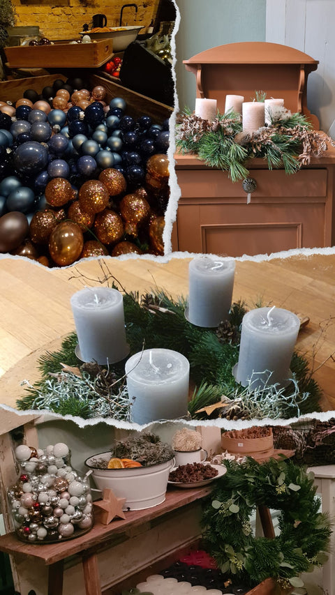 Adventskranzbinden bei Weingärtners Genusshandwerk