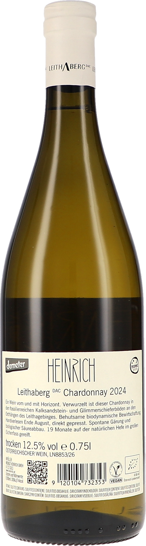 Heinrich Chardonnay Leithaberg DAC 2024 BIO