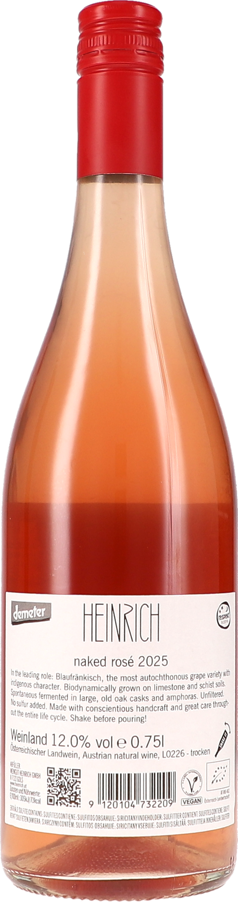 Heinrich naked rosé 2025 BIO