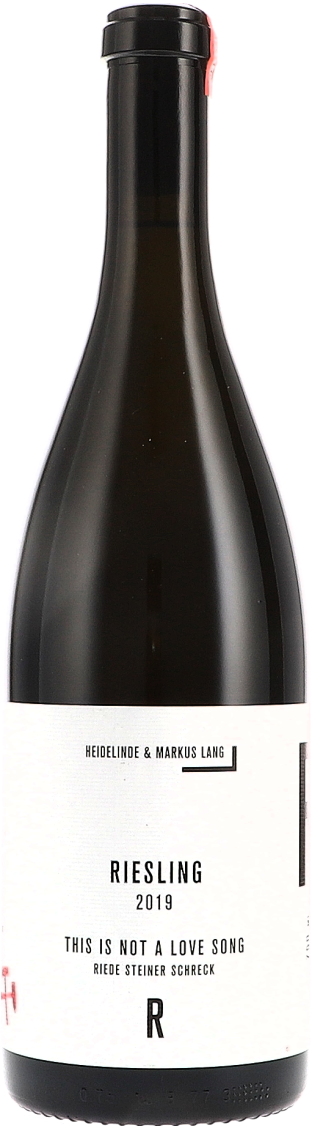 HM Lang Riesling Riede Steiner Schreck "This is not a love song" 2019 BIO