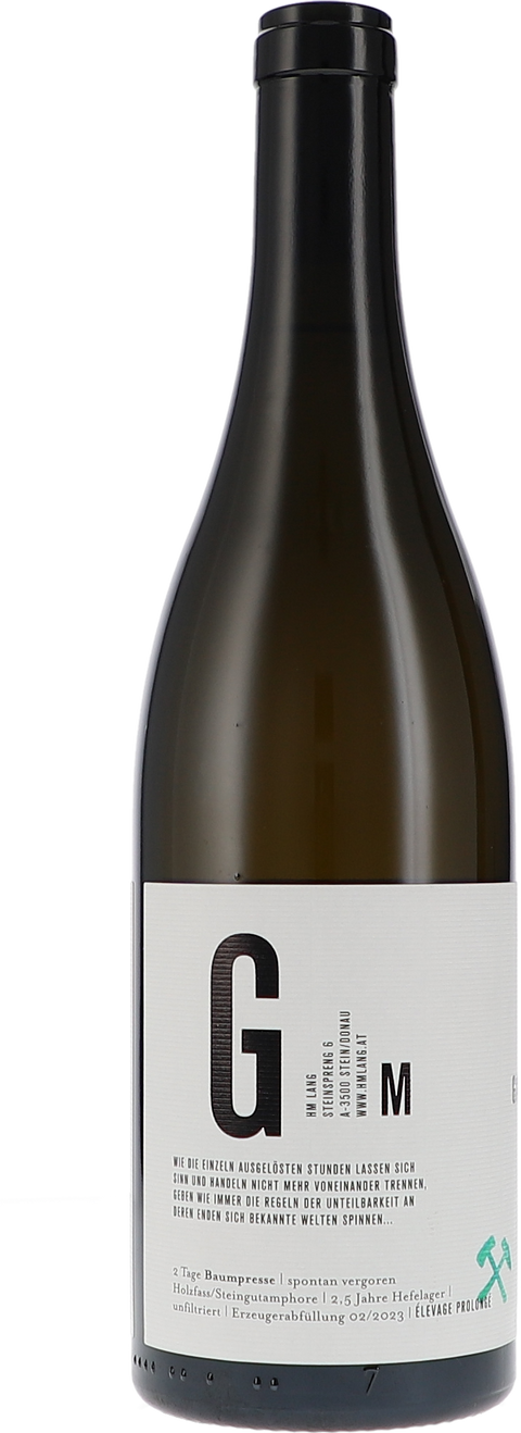 HM Lang "Grüner Veltliner Riede Braunsdorfer ""Fuchs & Dachs""" 2020 BIO Rücketikett
