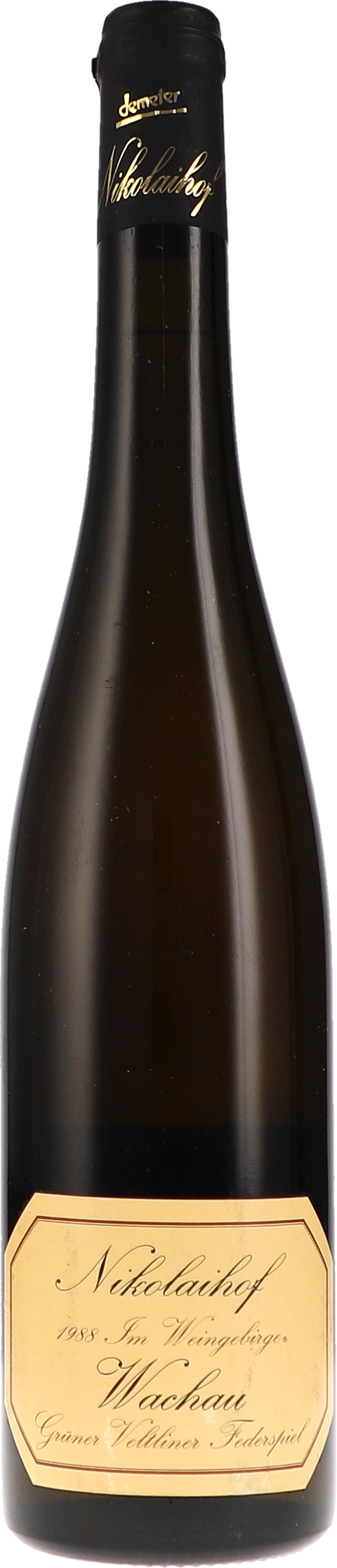 Nikolaihof Im Weingebirge, Grüner Veltliner Federspiel trocken  1988