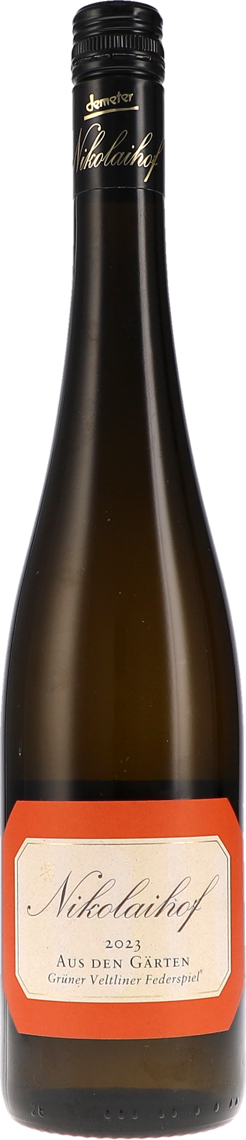 Nikolaihof Aus den Gärten, Grüner Veltliner Federspiel 2023 BIO