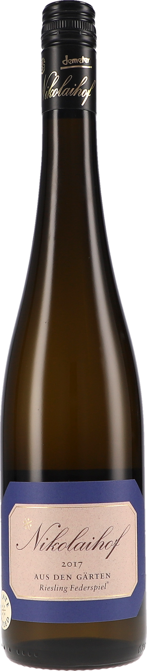 Nikolaihof Aus den Gärten, Riesling Federspiel trocken 2017 BIO