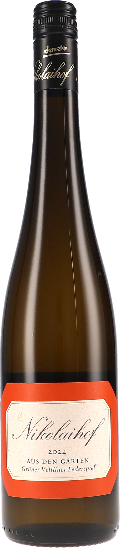 Nikolaihof Aus den Gärten, Grüner Veltliner Federspiel 2024 BIO