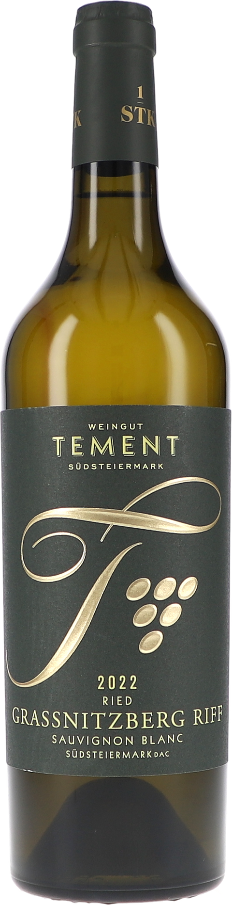 Tement Sauvignon Blanc Ried Grassnitzberg Riff Erste STK Lage 2022 BIO Frontetikett