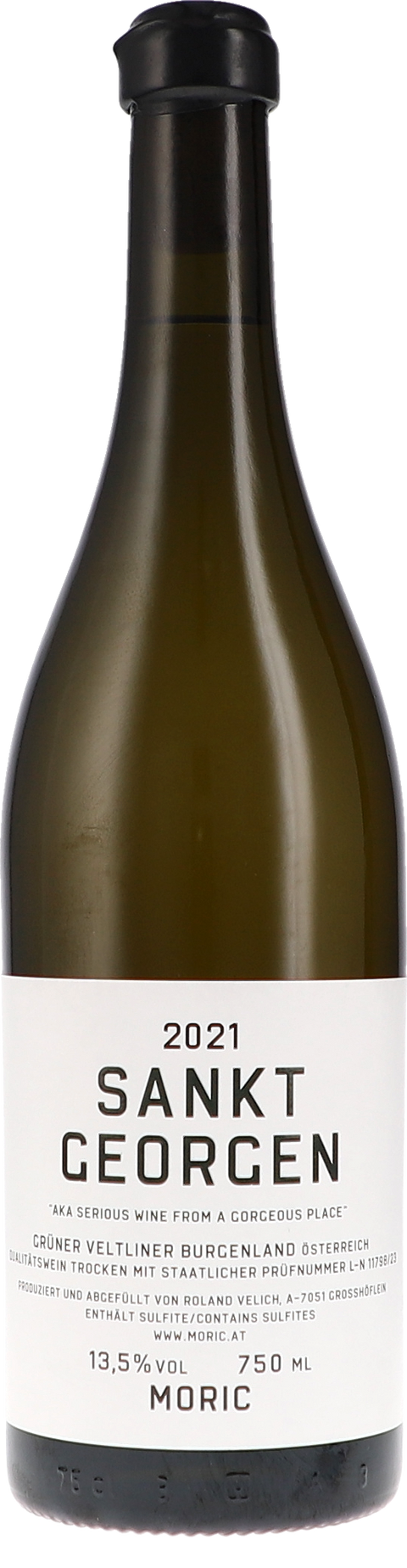Moric Sankt Georgen "Aka Serious wine from a Gorgeous place" 2021