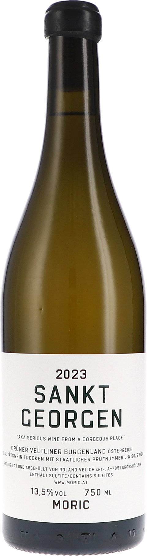 Moric Sankt Georgen "Aka Serious wine from a Gorgeous place" 2023