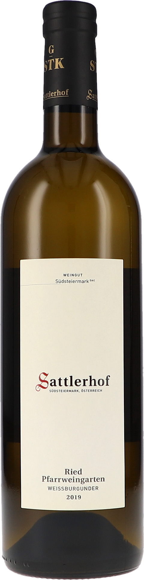Sattlerhof Ried Pfarrweingarten Weissburgunder DAC 2019 BIO