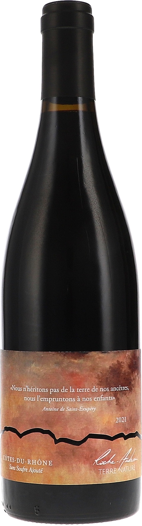 Roche-Audran Terre Nature, Sans Soufre Ajouté AOC 2021 BIO