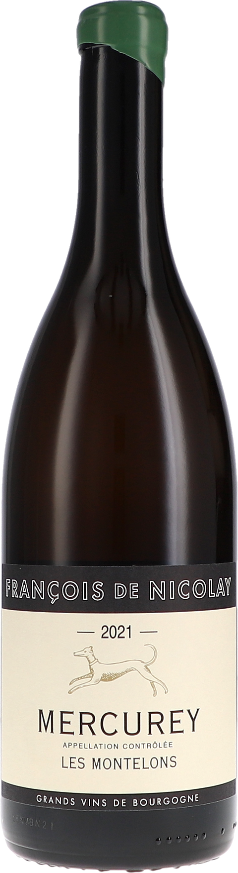 François de Nicolay Mercurey "Les Montelons" blanc, Sans Sulfites Ajouté AC 2021 BIO