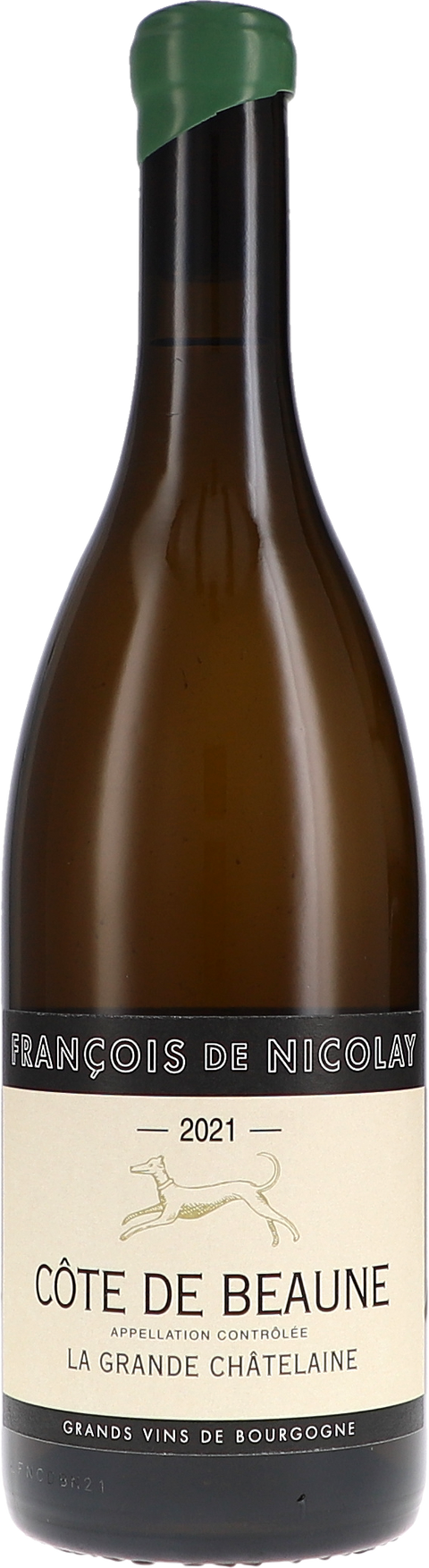 François de Nicolay Côtes de Beaune "La Grande Chatelaine" blanc, Sans Sulfites Ajouté AC 2021 BIO