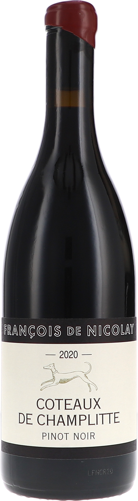 François de Nicolay Coteaux de Champlitte rouge, Sans Sulfites Ajouté AC 2020 BIO