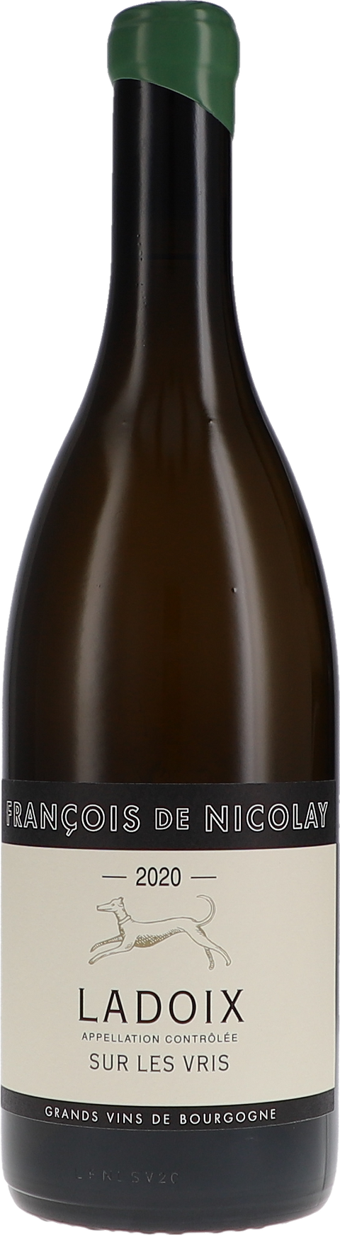 François de Nicolay Ladoix "Sur Les Vris" blanc, Sans Sulfites Ajouté AC 2020 BIO