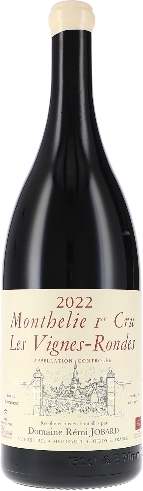 Rémi Jobard Monthelie 1er Cru Les Vignes-Rondes AOC 2022 1,5L BIO