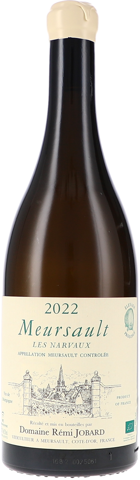 Rémi Jobard Meursault Les Narvaux Élevage Prolongé AOC 2022 BIO