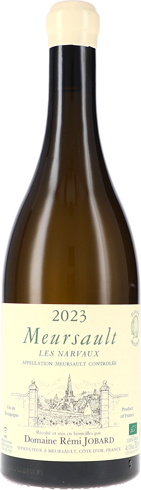 Rémi Jobard Meursault Les Narvaux Élevage Prolongé AOC 2023 BIO