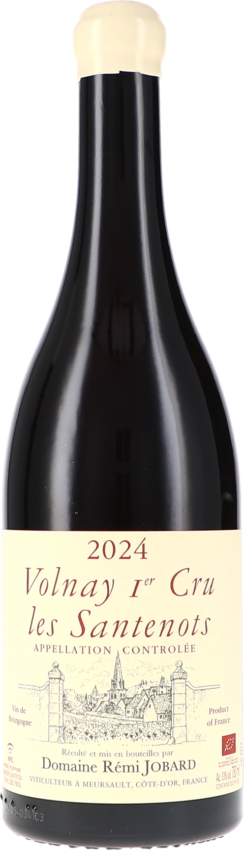 Rémi Jobard Volnay 1er Cru Les Santenots AOC 2024 BIO